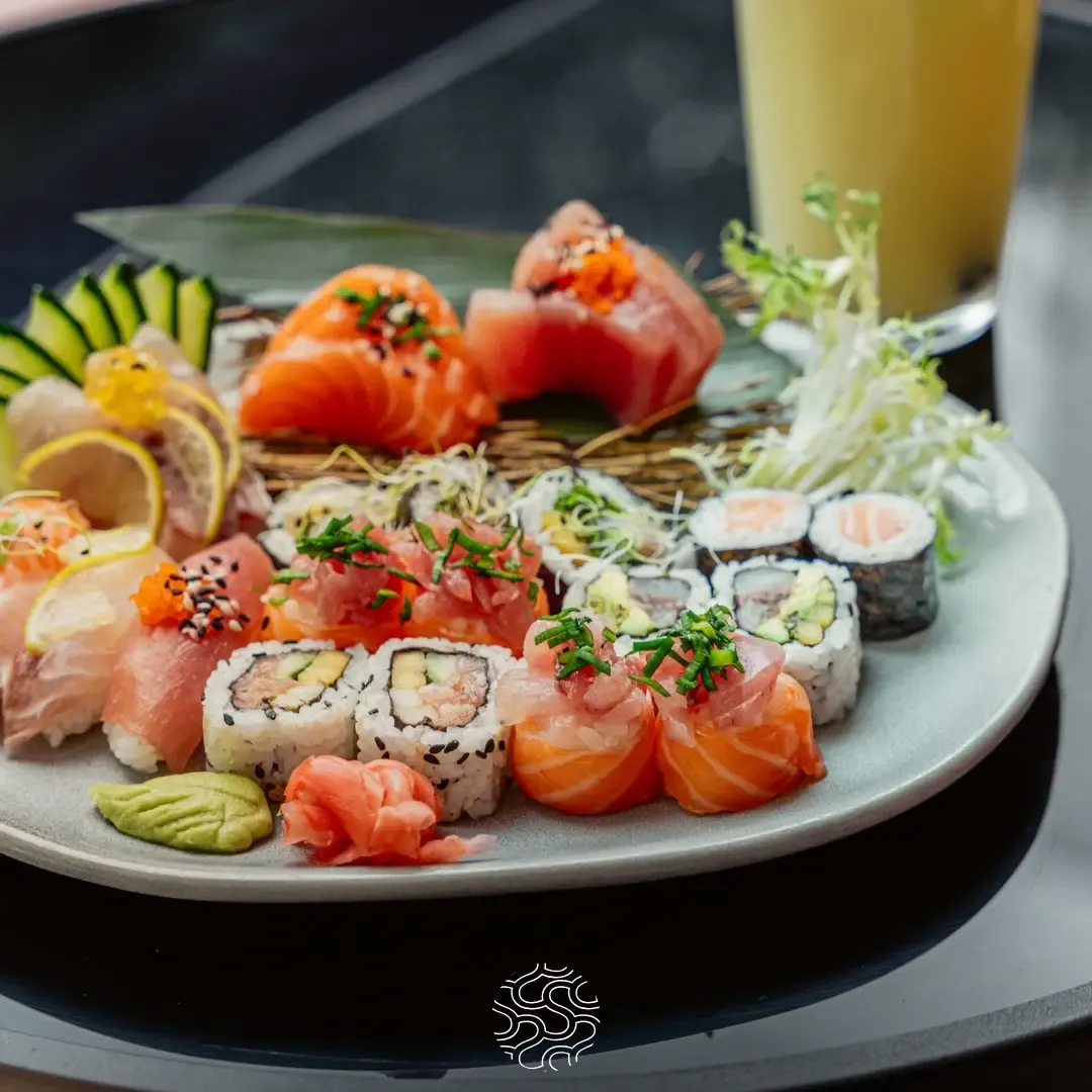 Menu degustação de sushi tradicional em Almada